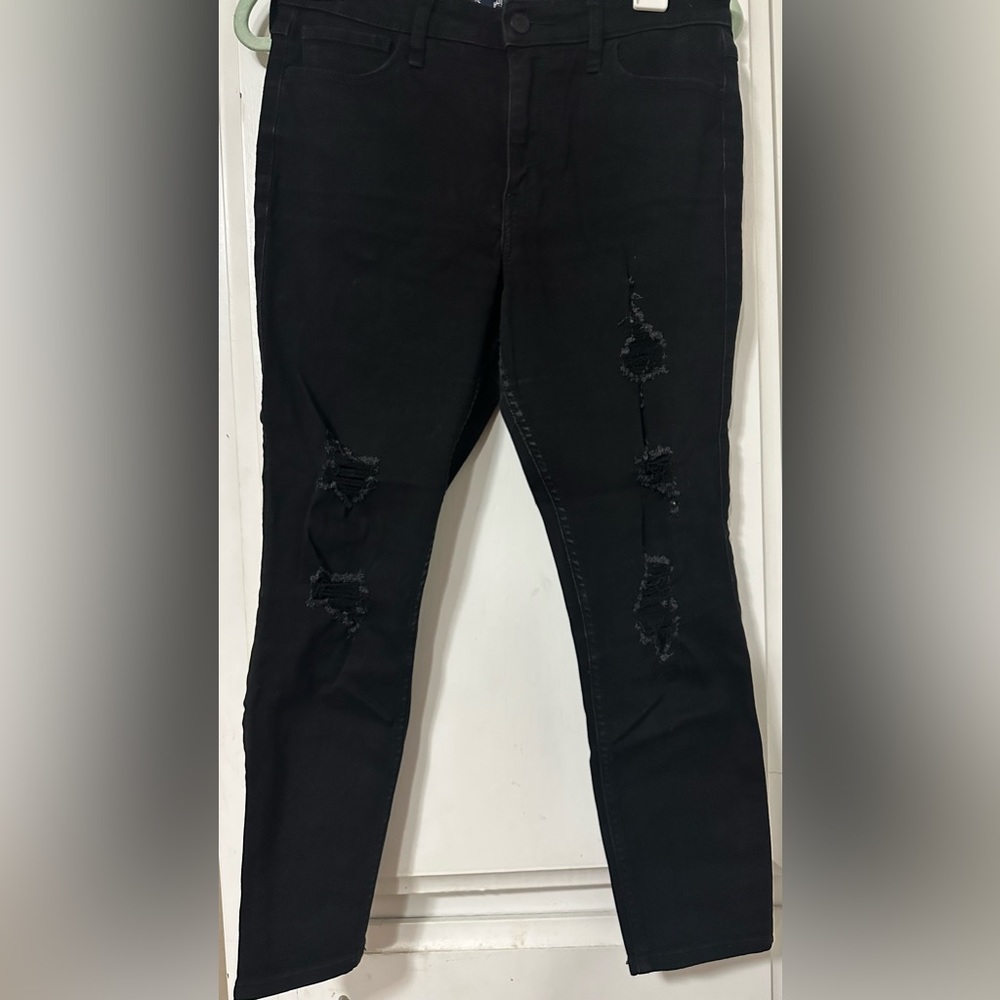 Black Hollister Ripped Jeans